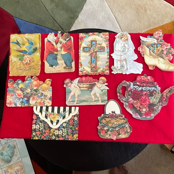 Rare Find -The Gifted Line Vintage Victorian Greeting Cards-10 Assorted Cards - Picture 1 of 11